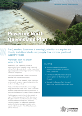 Powering North Queensland Plan Summary