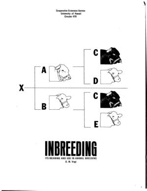 Inbreeding: Its Meaning and Use in Animal Breeding