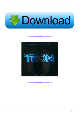 Tron Legacy Soundtrack Free Download Zip