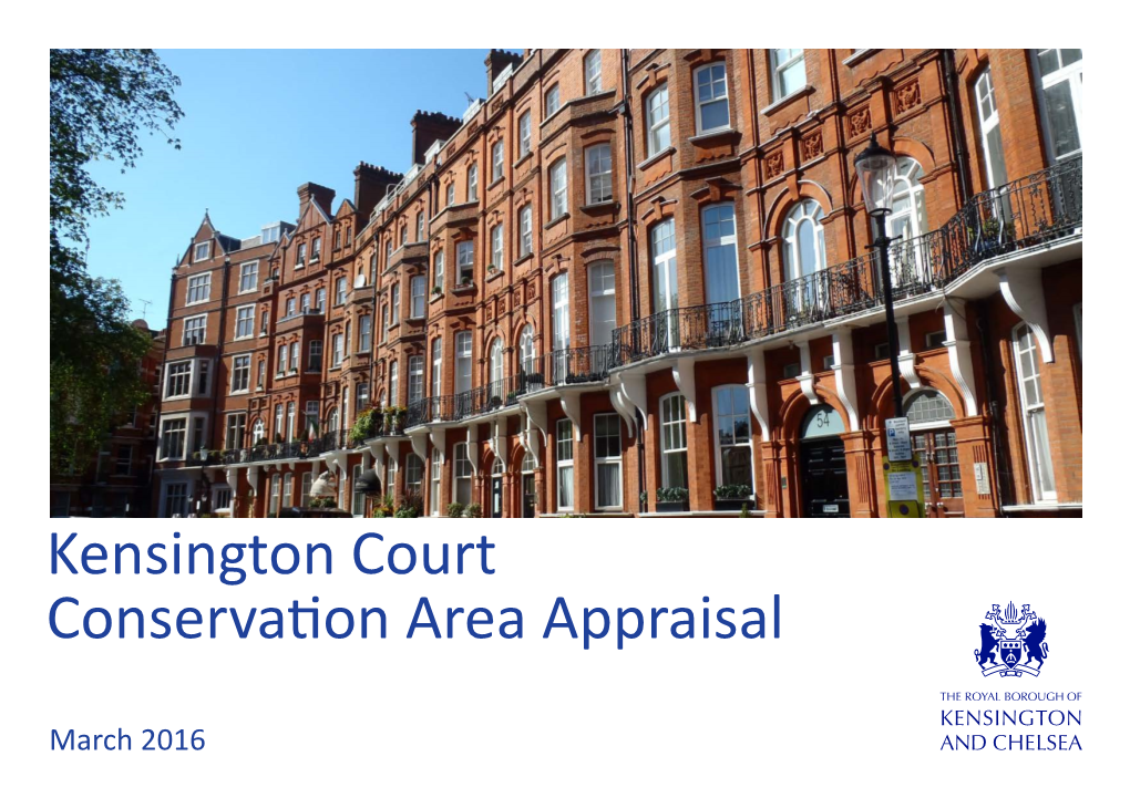 Kensington Court Conservation Area Appraisal