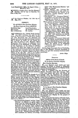 The London Gazette, May 19, 1871