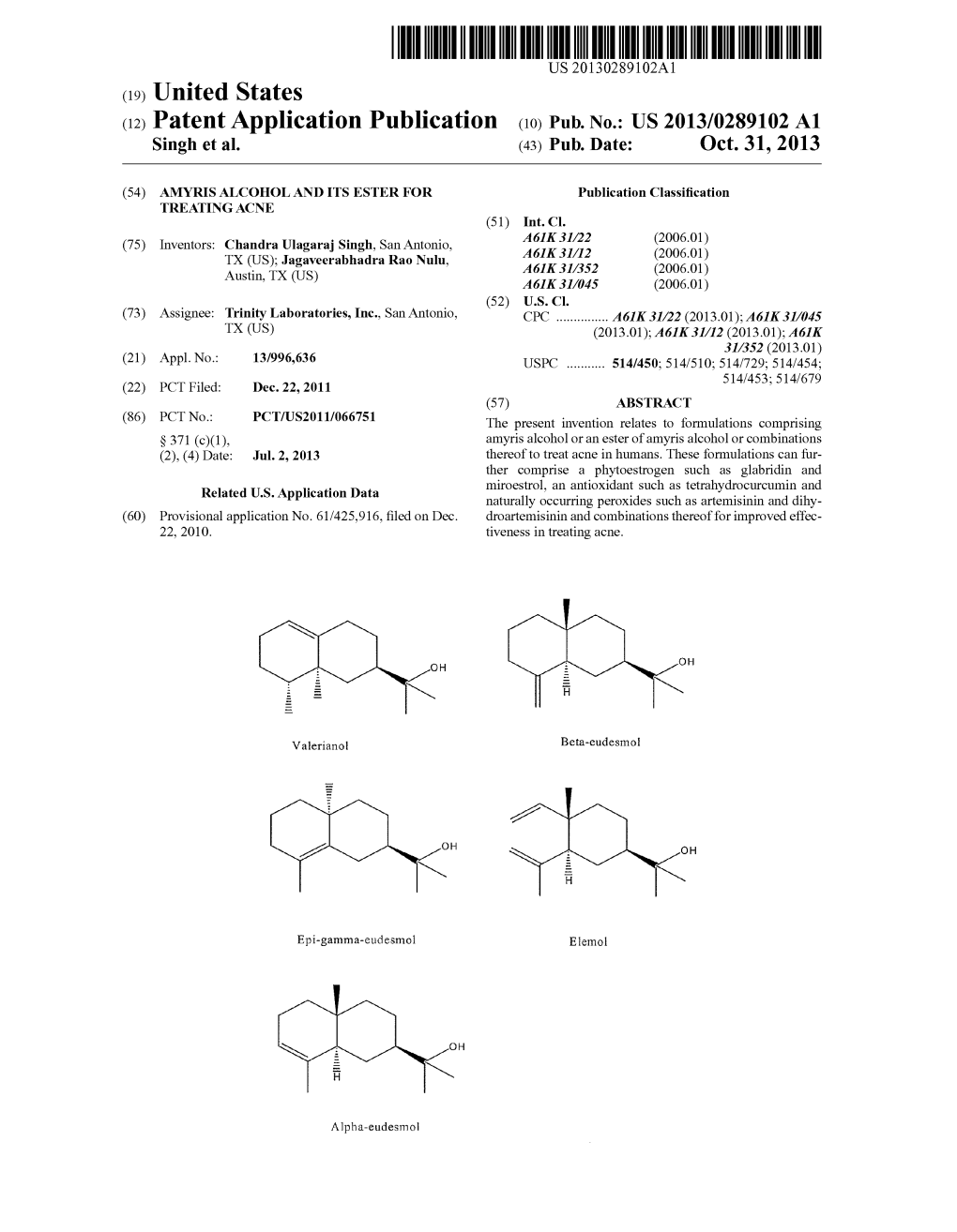 (19) United States (12) Patent Application Publication (10) Pub