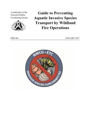 PMS 444: Guide to Preventing Aquatic Invasive Species Transport By
