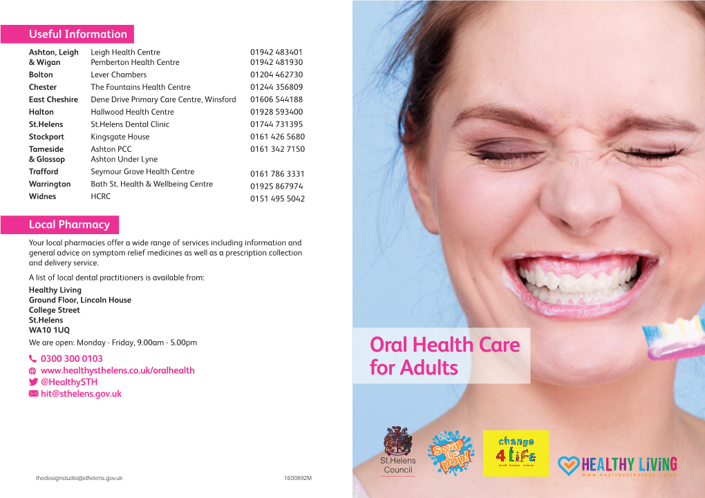 Oral Health Care for Adults
