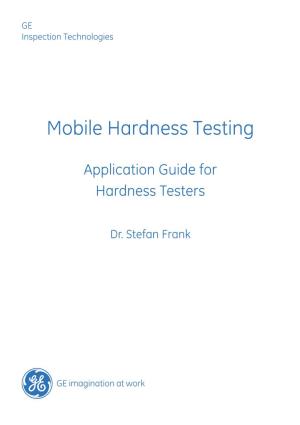 Mobile Hardness Testing