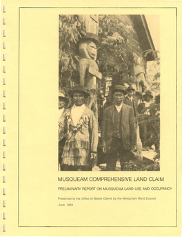 Musqueam Comprehensive Land Claim