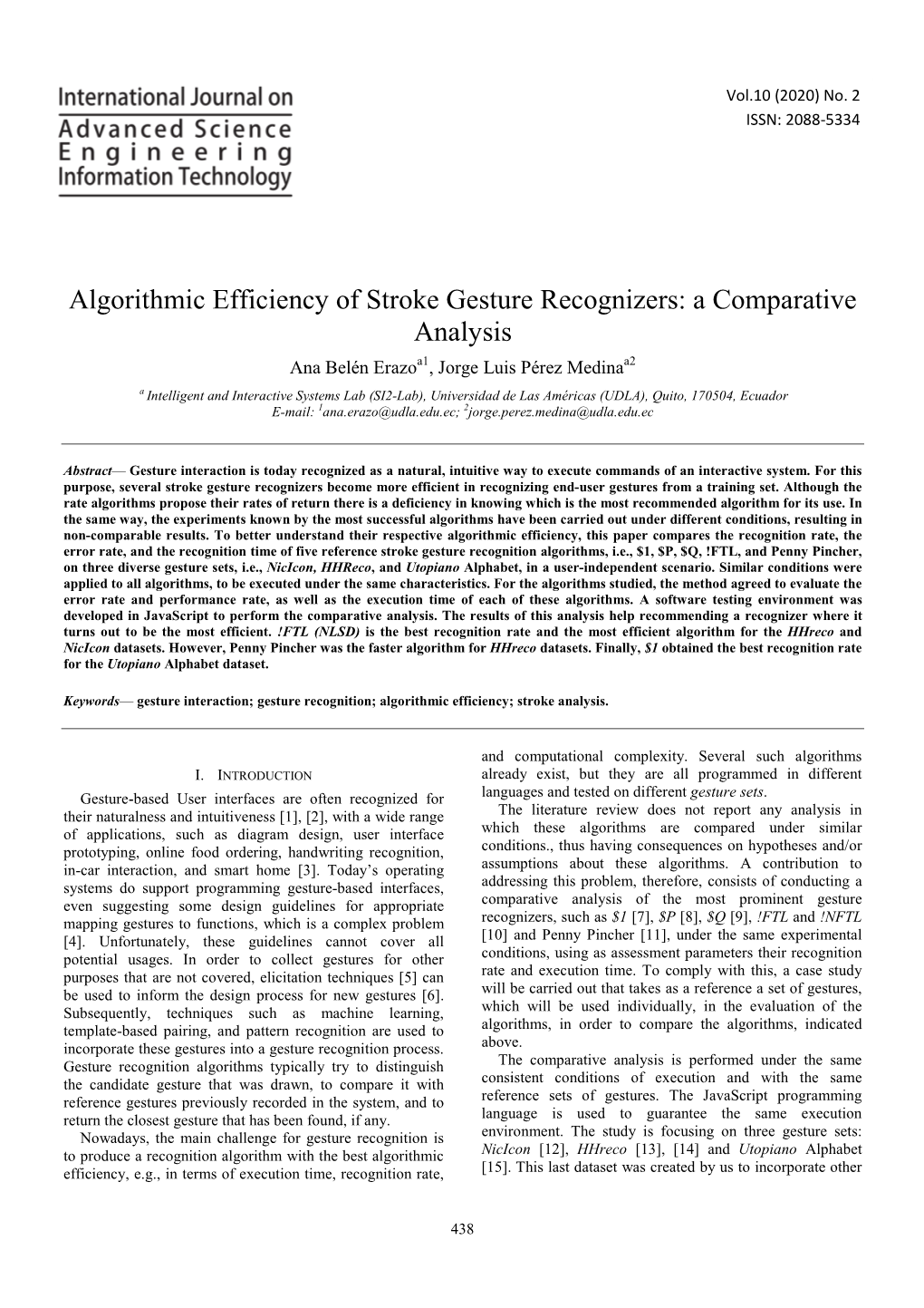 Algorithmic Efficiency of Stroke Gesture Recognizers: A