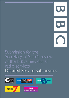 Draft Submission for the DCMS Review of 1Xtra