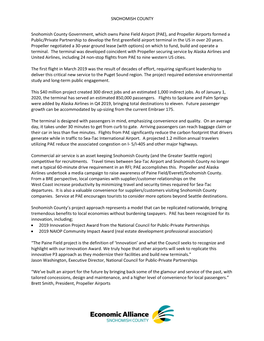 PAE), and Propeller Airports Formed a Public/Private Partnership to Develop the First Greenfield Airport Terminal in the US in Over 20 Years