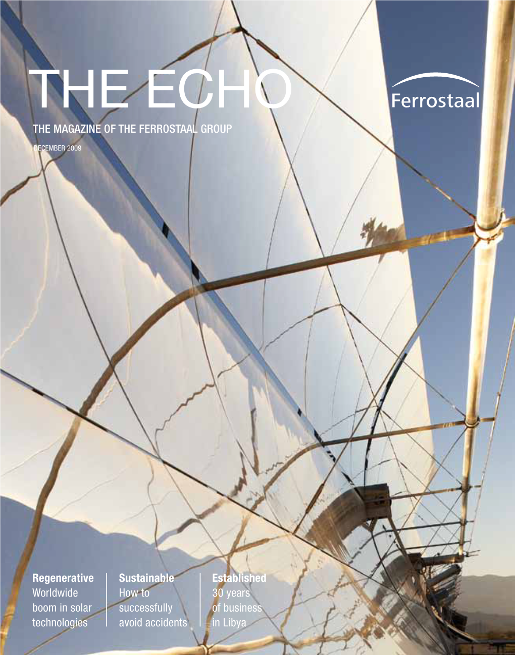 The Echo the Magazine of the FERROSTAAL Group