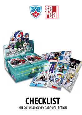 KHL 2013/14 HOCKEY CARD COLLECTION Table of Contents
