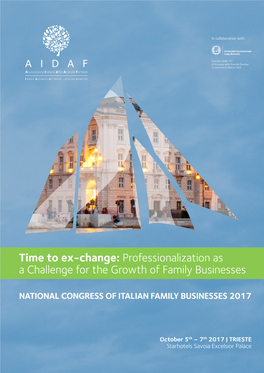 Professionalization As a Challenge for the Growth of Family Businesses