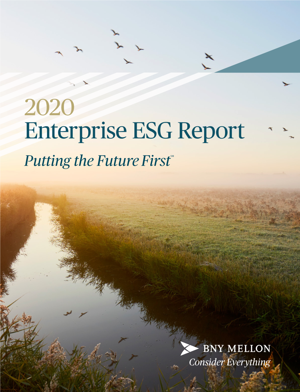 2020 Enterprise ESG Report Putting the Future Firstsm About This Report About This Report