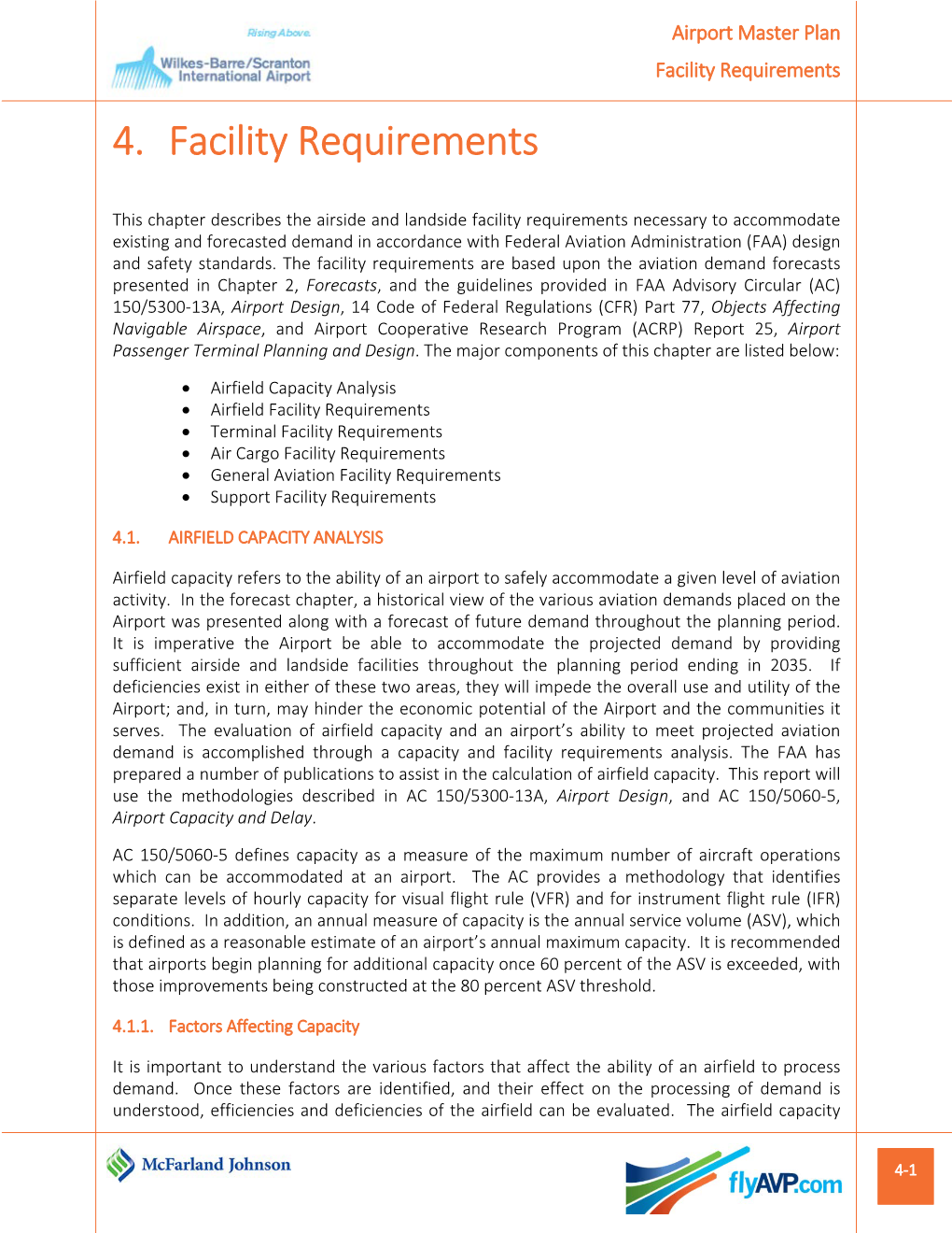 Facility Requirements