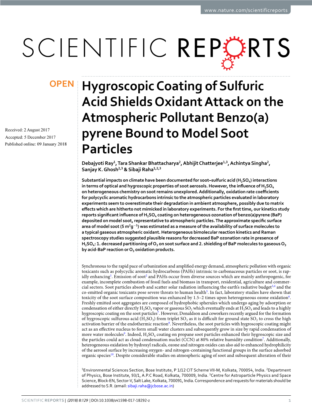 Hygroscopic Coating of Sulfuric Acid Shields Oxidant Attack on The