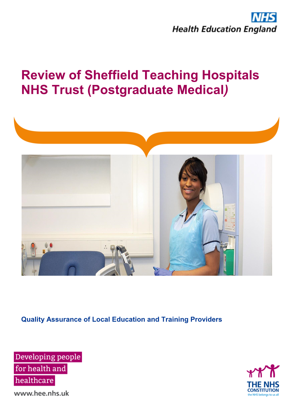 Review of Sheffield Teaching Hospitals NHS Trust (Postgraduate Medical)