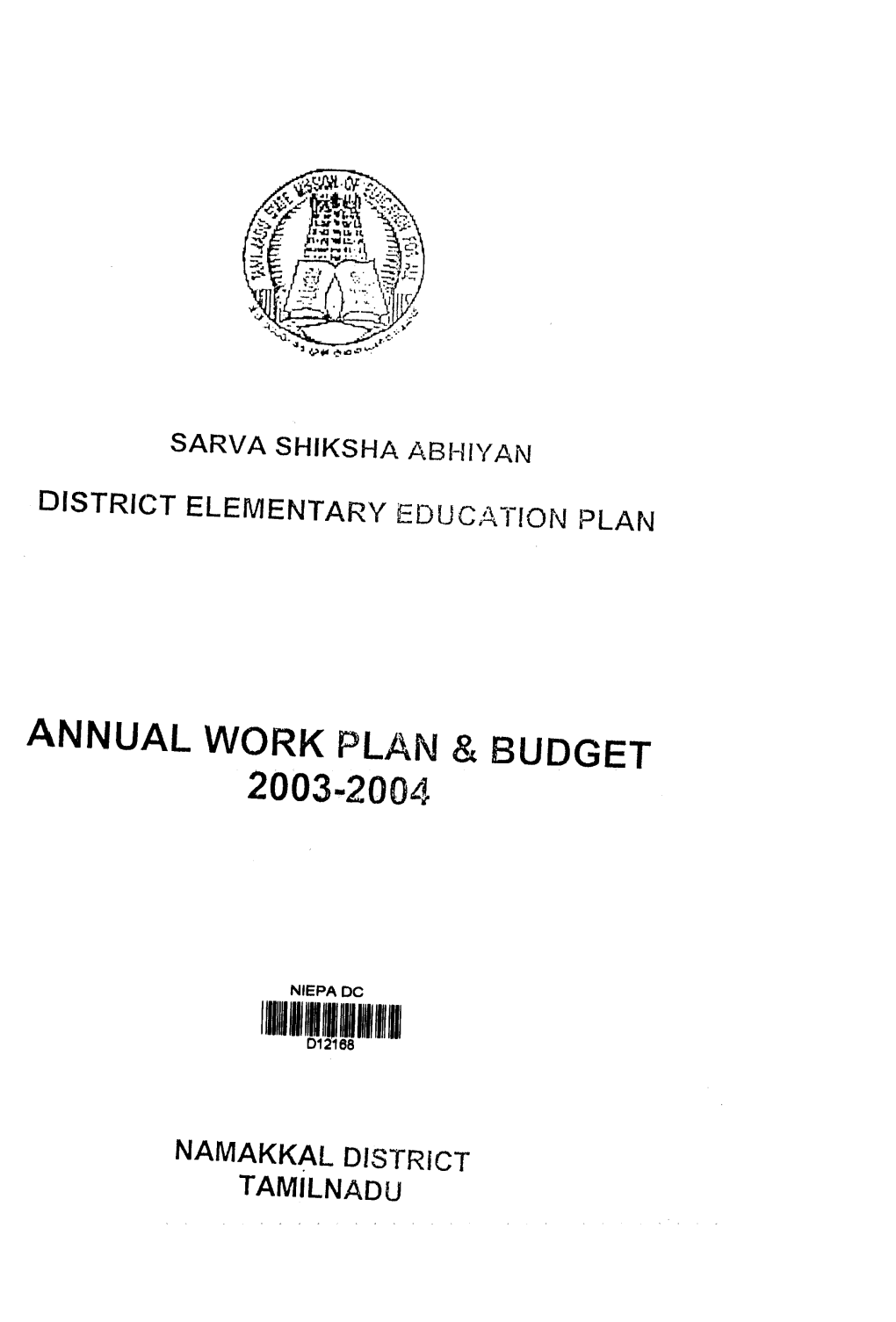 Annual Work Plan & Budget