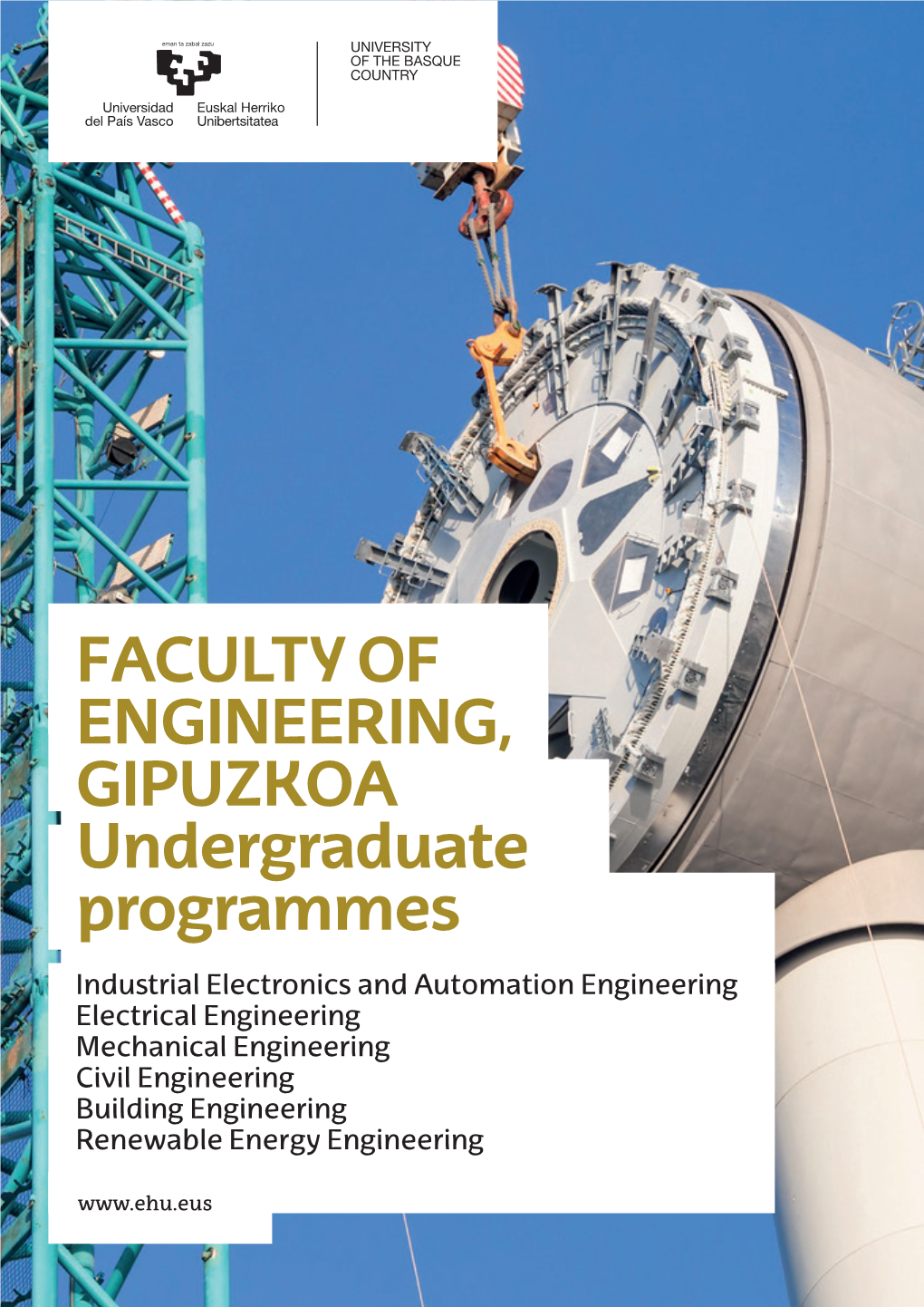 FACULTY of ENGINEERING, GIPUZKOA Undergraduate Programmes