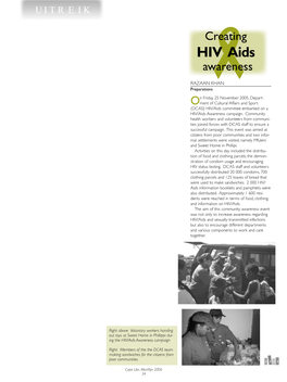 HIV Aids Library Service to the Community