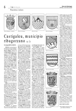 Castigaleu, Municipio Ribagorzano