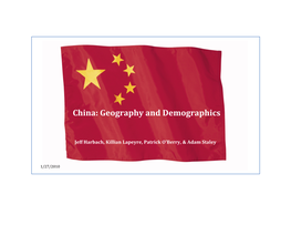 China: Geography and Demographics