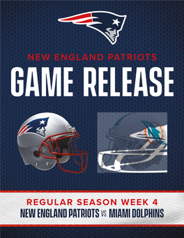 New England Patriotsvs. Miami Dolphins