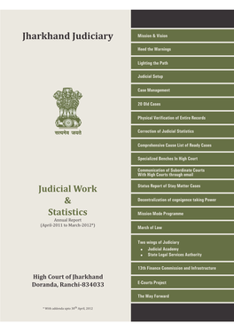 Jharkhand Judiciary Mission & Vision