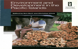 S;=-:-1 Environment and Development in the Pacific Islands