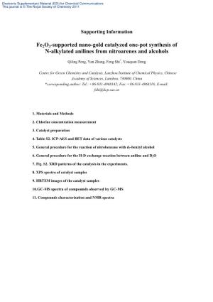 Synthesis of Aniline and Benzaldehyde Derivatives From