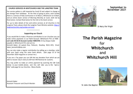 Parish Magazine Sort Code 40-36-03 Account Number 40853704