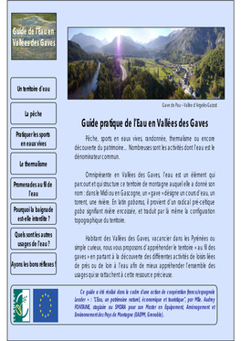 Guide Pratique De L'eau En Vallées Des Gaves