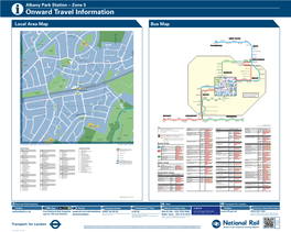 Albany Park Station – Zone 5 I Onward Travel Information Local Area Map Bus Map