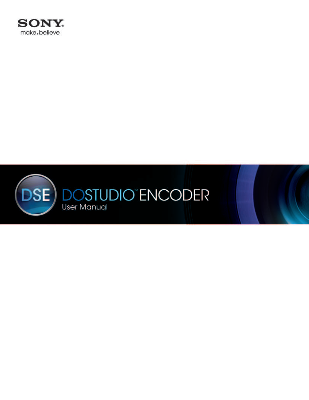 Dostudio Encoder 2.5 User Manual