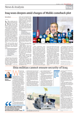 News & Analysis Shia Militias Cannot Ensure Security of Iraq