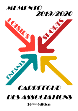 2019/2020 Memento Carrefour Des Associations
