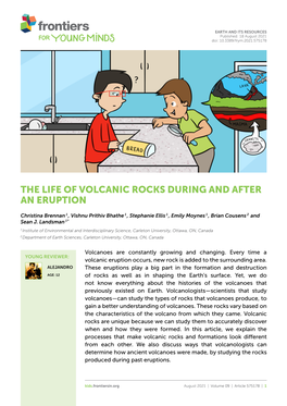 The Life of Volcanic Rocks During and After an Eruption