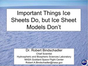 Edges of Ice-Sheet Glaciology