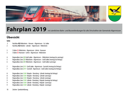 Fahrplan Gemeinde Algermissen-2019 Web.Indd