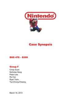 Case Synopsis