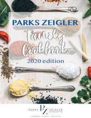 Family Cookbook 2020 Edition