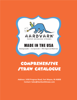 Comprehensive Straw Catalogue