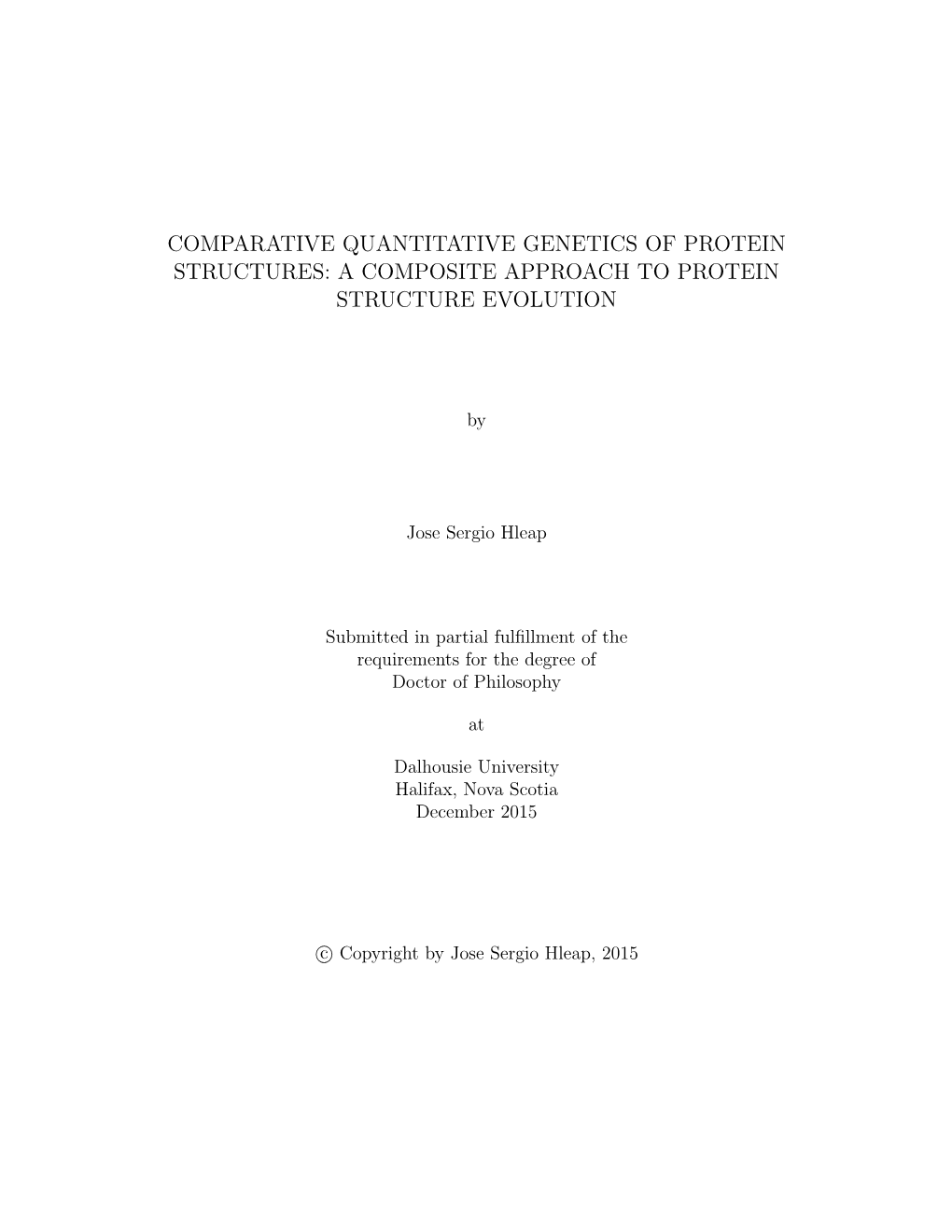 A Composite Approach to Protein Structure Evolution