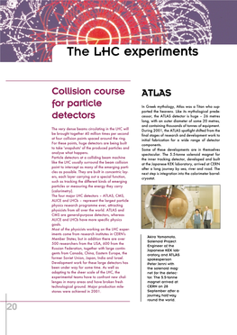 The LHC Experiments