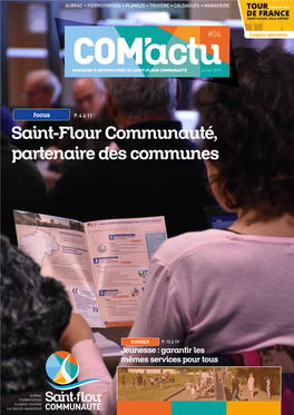 Saint-Flour Communauté, Partenaire Des Communes