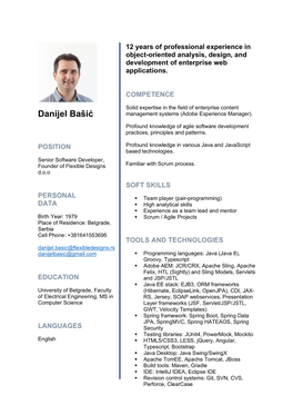 Danijel Bašić Management Systems (Adobe Experience Manager)