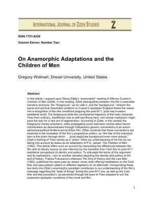 On Anamorphic Adaptations and the Children of Men