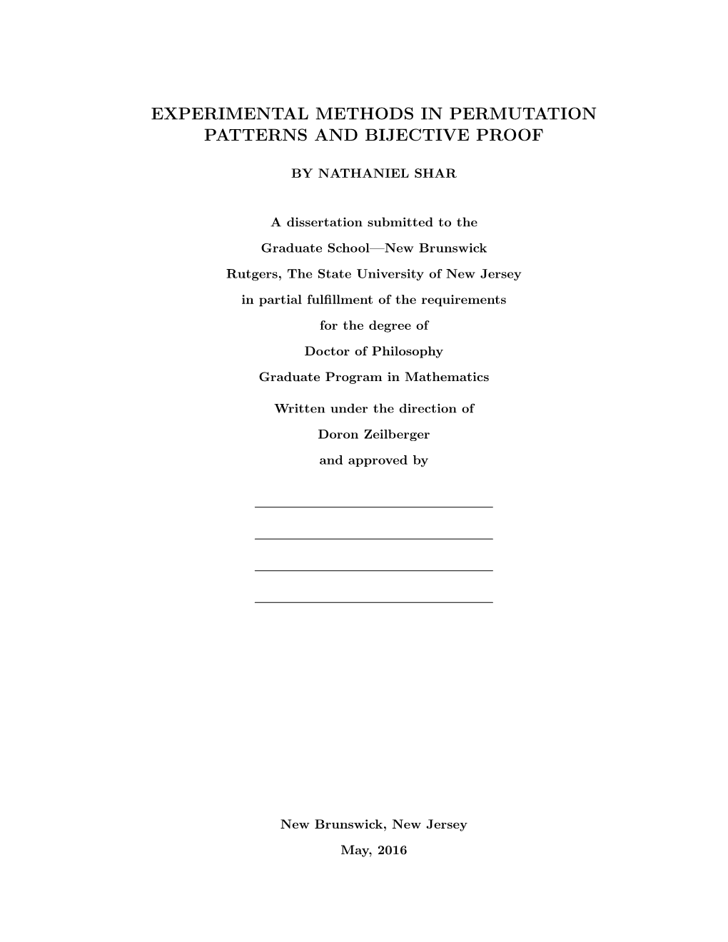 Experimental Methods in Permutation Patterns and Bijective Proof