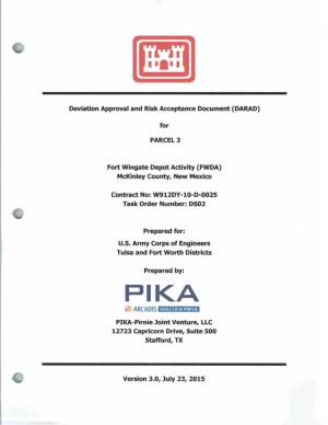 July 23 2015 Deviation Approval and Risk Acceptance Document P3