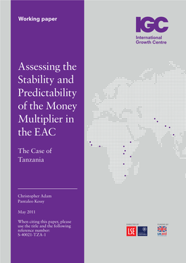 Assessing the Stability and Predictability of the Money Multiplier in the EAC