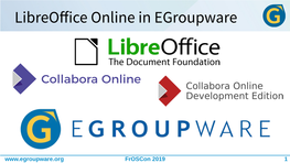 Libreoffice Online in Egroupware